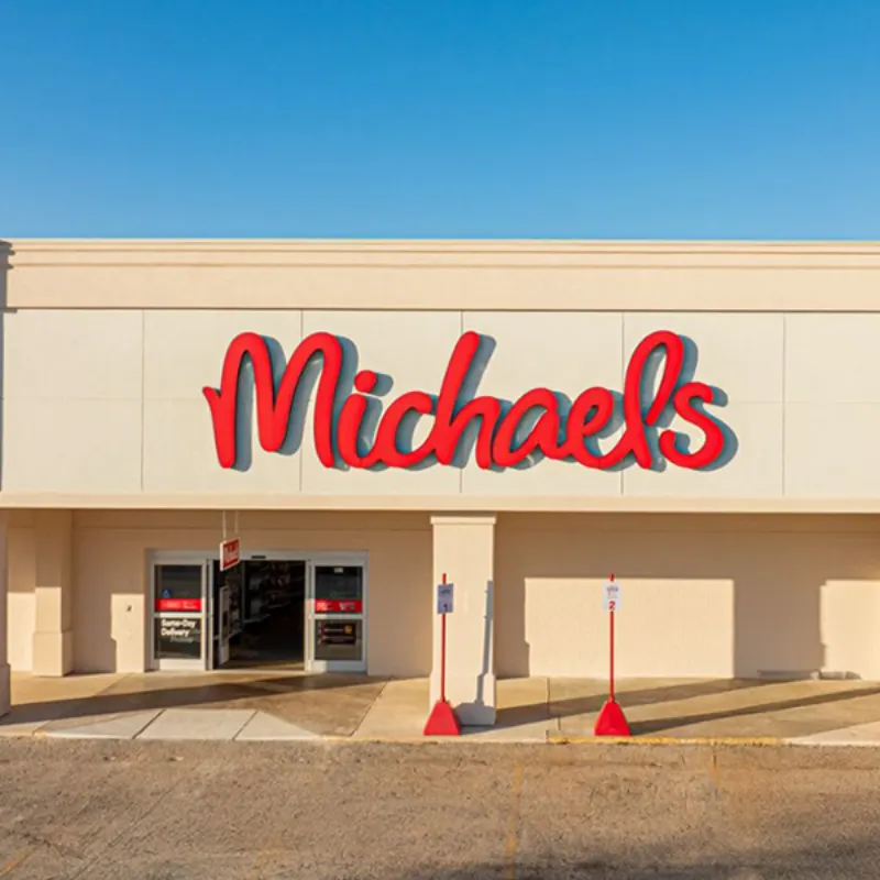 Michaels retail storefront entrance